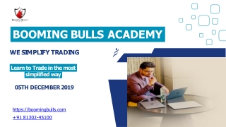 Unveiling the Best Share Market Course in India by Booming Bulls Academy