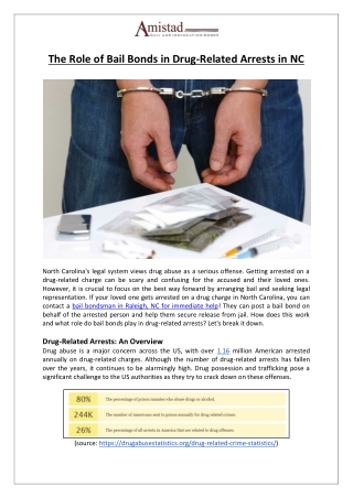 The Role of Bail Bonds in Drug-Related Arrests in NC