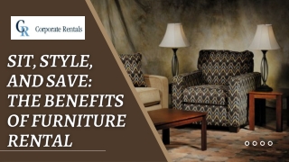 Sit, Style, and Save The Benefits of Furniture Rental