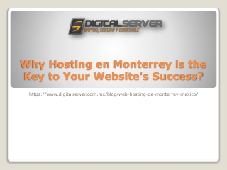 Why Hosting en Monterrey is the Key to Your Website's Success?