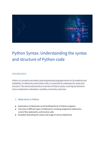 Python Syntax_ Understanding the syntax and structure of Python code (1)
