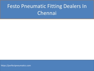 festo pneumatic fitting dealers in Chennai