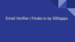 Email Verifier _ Finder.io by 500apps