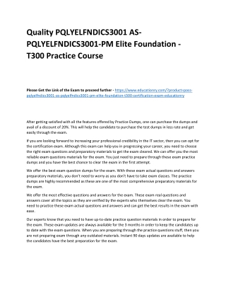 PQLYELFNDICS3001 AS-PQLYELFNDICS3001-PM Elite Foundation - T300