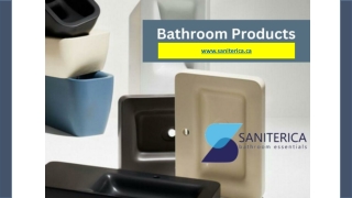 Bathroom Products - saniterica