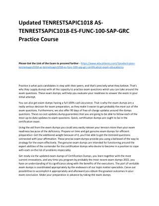 TENRESTSAPIC1018 AS-TENRESTSAPIC1018-ES-FUNC-100-SAP-GRC