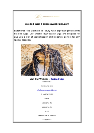 Braided Wigs  Expresswigbraids.com