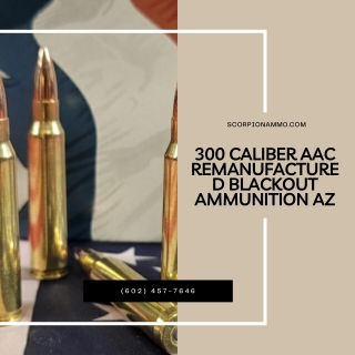 300 Caliber AAC Remanufactured Blackout Ammunition AZ