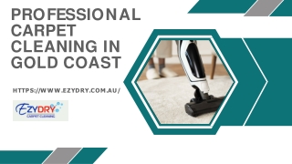 Professional Carpet Cleaning in Gold Coast