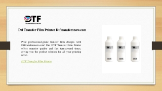 Dtf Transfer Film Printer Dtftransfersnow.com