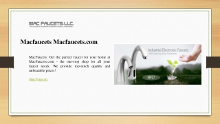 Macfaucets Macfaucets.com