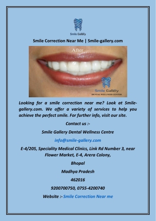 Smile Correction Near Me  Smile gallery com