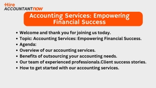 _Accounting Services Empowering Financial Success