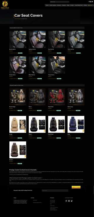 Where to Buy the Best Custom Leather Car Seat Covers in Australia