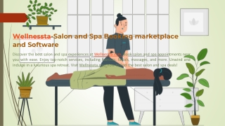 Wellnessta-Salon and Spa Booking marketplace and Software