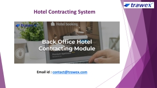 Hotel Contracting System