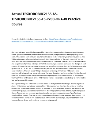 TESXOROBIIC2155 AS-TESXOROBIIC2155-ES-P200-ORA-BI