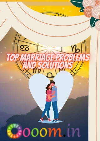 Top marriage problems and solutions for Newly married couple