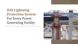 DAS Lightning Protection System For Every Power Generating Facility