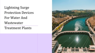 Lightning Surge Protection Devices For Water And Wastewater Treatment Plants