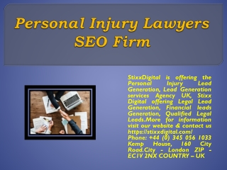 Personal Injury Lawyers SEO Firm