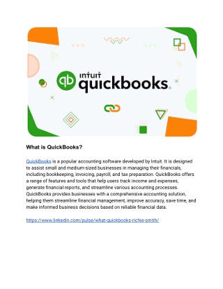 What is QuickBooks