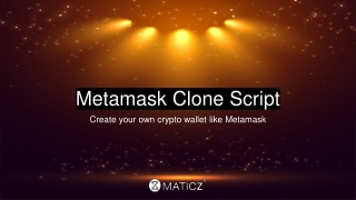 Metamask Clone Script