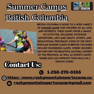 Summer Camps British Columbia