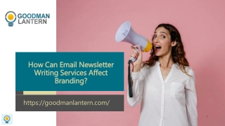 How Can Email Newsletter Writing Services Affect Branding?
