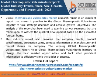 Thermoplastic Vulcanizates Market-Chemical Material