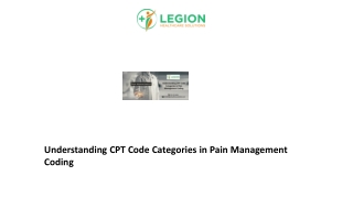 Understanding CPT Code Categories in Pain Management Coding
