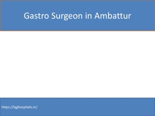 gastro doctor in ambattur