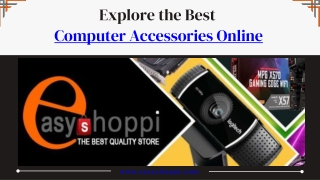 Best Computer Accessories Online Store in India: Easyshoppi