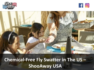 Chemical-Free Fly Swatter in The US – ShooAway USA
