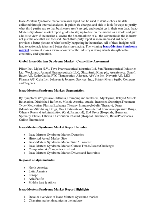 Isaac-Mertens Syndrome Market