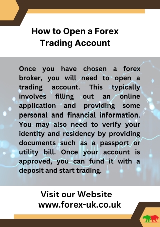 Opening a Forex Trading Account