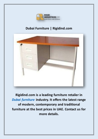 Dubai Furniture | Rigidind.com