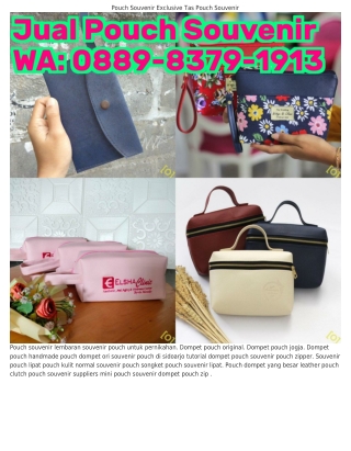 O889.8З79.I9IЗ (WA) Souvenir Pouch Ziplock Dompet Pouch Lelaki