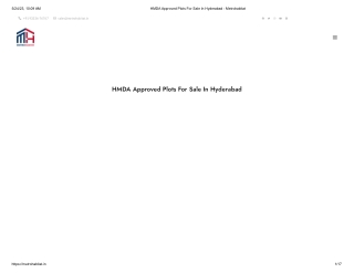 HMDA Approved Plots For Sale In Hyderabad - Metrohabitat