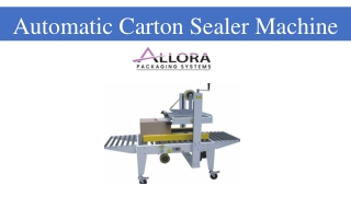 Automatic Carton Sealer Machine