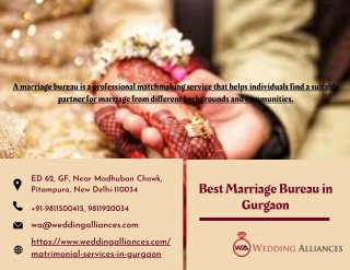 Best Marriage Bureau in Gurgaon
