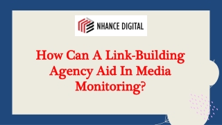 How Can A Link-Building Agency Aid In Media Monitoring?