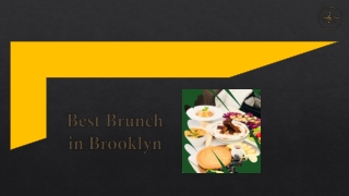 Best Brunch in Brooklyn