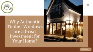 Timber Windows