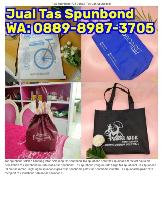 ౦889–898ᜪ–ᣮᜪ౦5 (WA) Cat Untuk Sablon Tas Spunbond Tas Spunbond 80x200