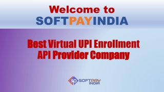 Softpay UPI Collection API Providers in India