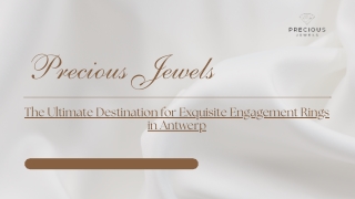 The Ultimate Destination for Exquisite Engagement Rings in Antwerp