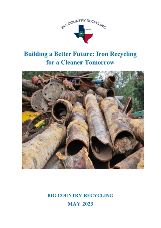 Building a Better Future Iron Recycling for a Cleaner Tomorrow