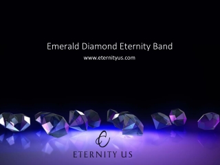 Exquisite Emerald Diamond Eternity Band Designs - www.eternityus.com