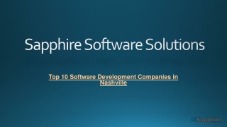 Software Development Companies in Nashville | Leading IT Companies in Nashville